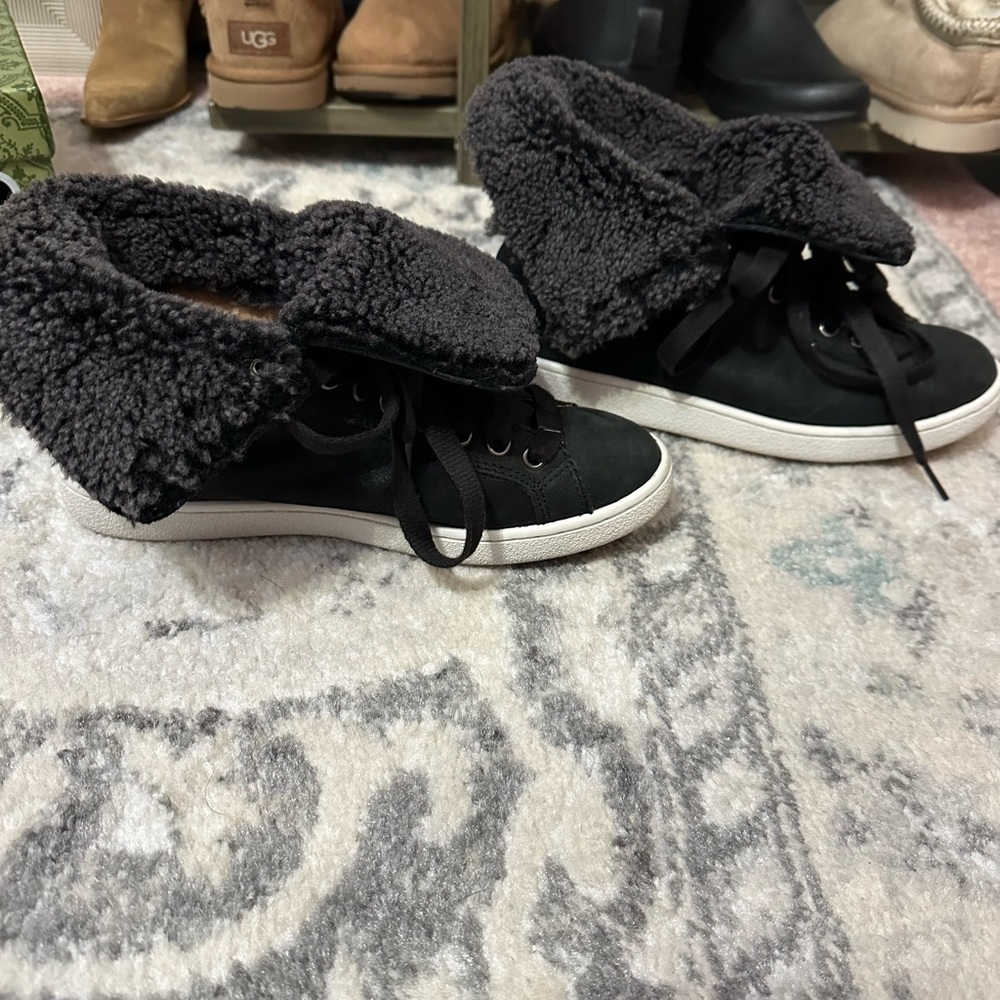 UGG Shearling Hightop Sneaker
